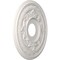 Ekena Millwork Baltimore PVC Medallion (Canopies up to 6 1/2"), 16"OD x 3 1/2"ID x 1"P, Satin Blossom White CMP16BAGBW - alternate 4